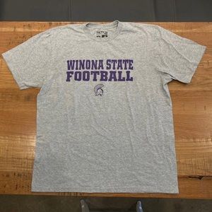 Gray Adidas Winona State football Go-To shirt